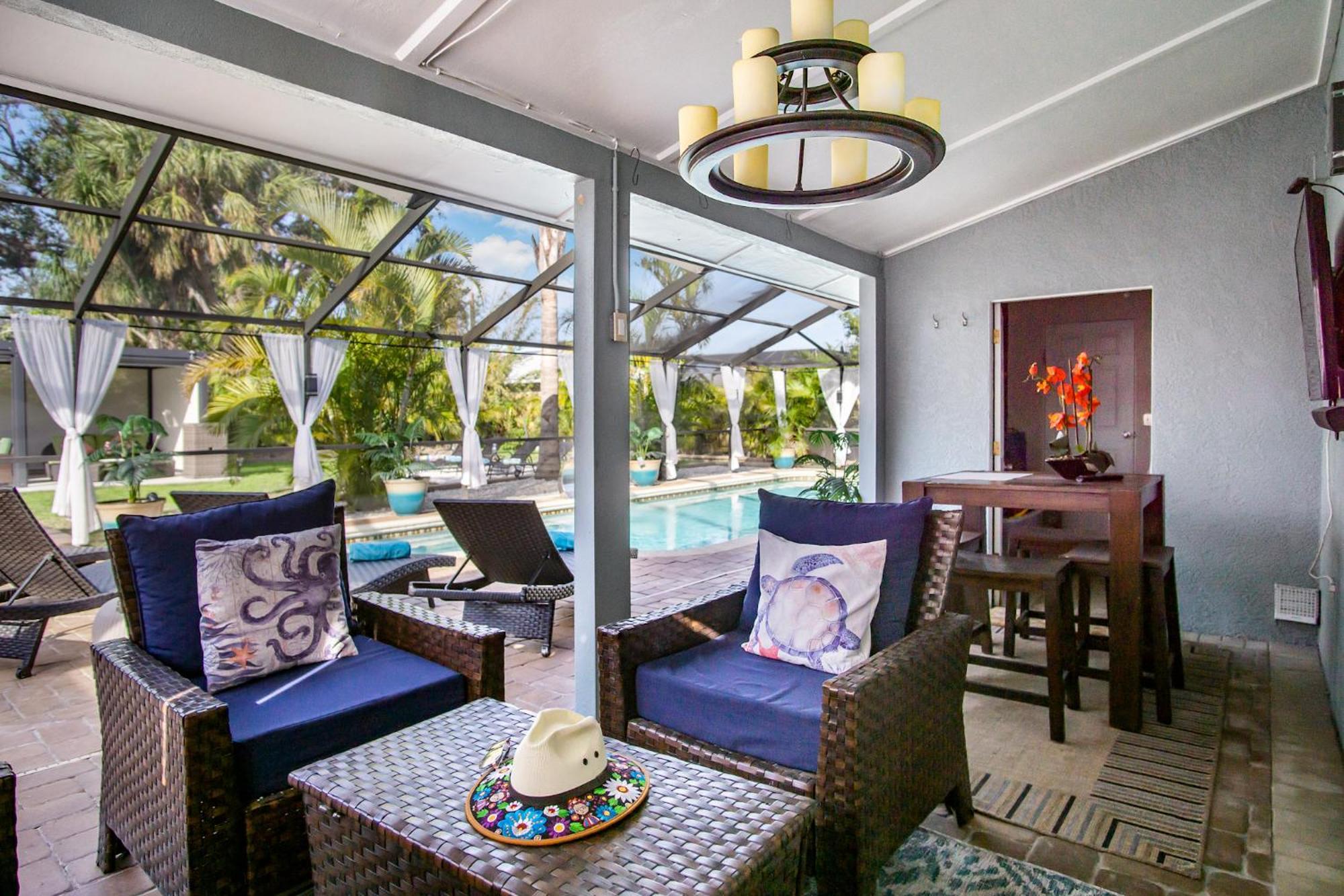 Beach Cottage With Heated Pool Just Off Siesta Key Sarasota Exteriér fotografie